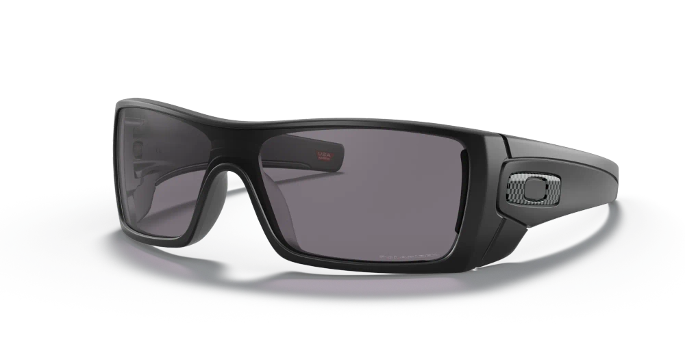 OAKLEY Sunglasses BATWOLF Matte Black / Gray Polarized OO9101-04