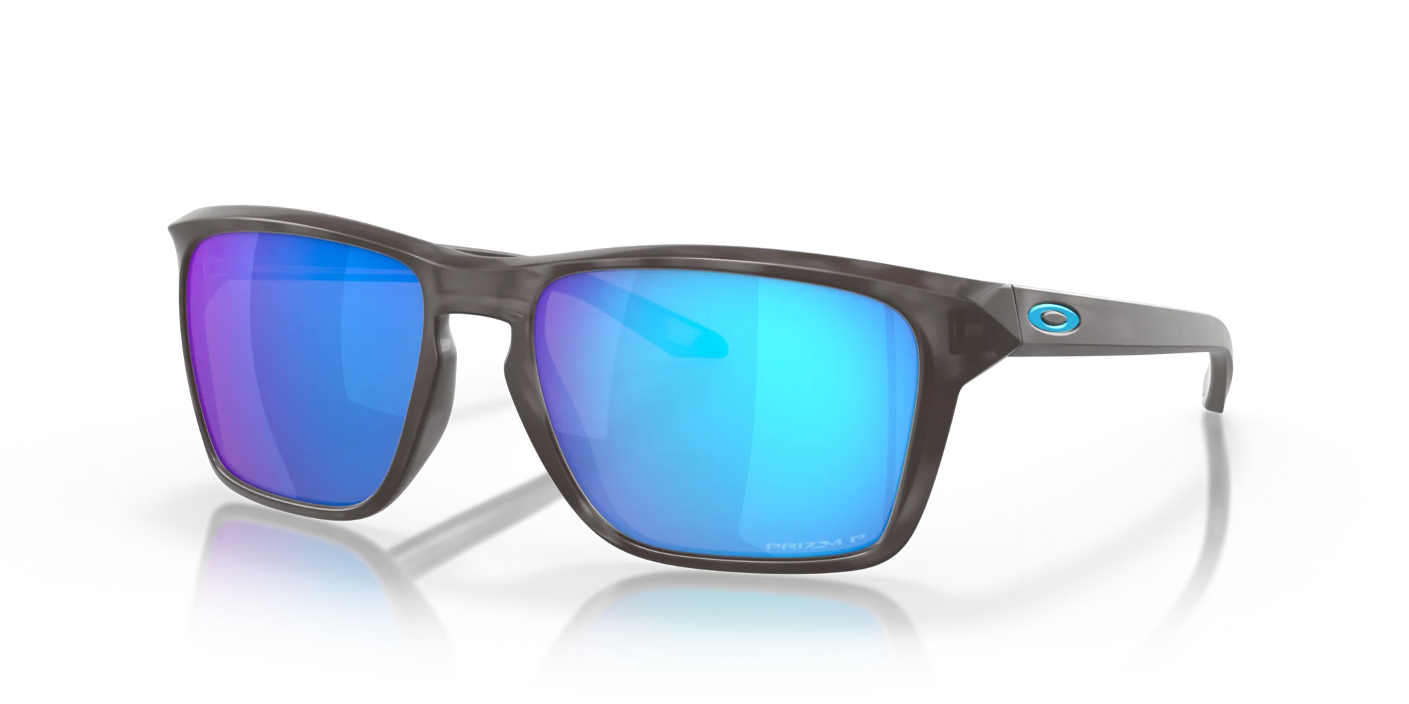 Oakley Sunglasses SYLAS OO9448-28 Matte Black Tortoise, Prizm Sapphire Polarized