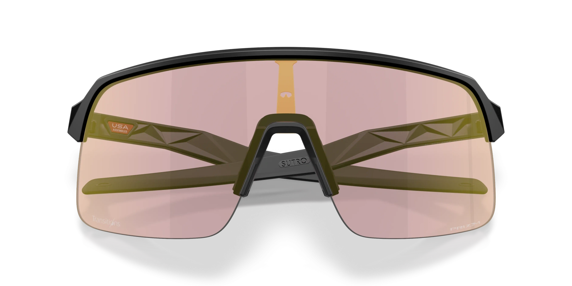 Oakley Okulary przeciwsłoneczne SUTRO LITE Matte White/Prizm Transitions Pyrite OO9463-D2