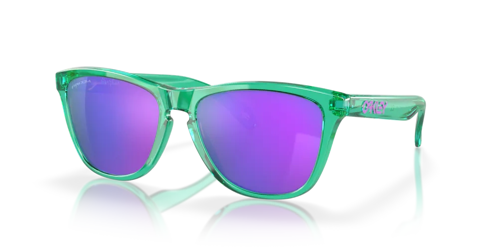Oakley Sunglasses FROGSKINS Translucent Celeste/Prizm Violet OO9013-J8