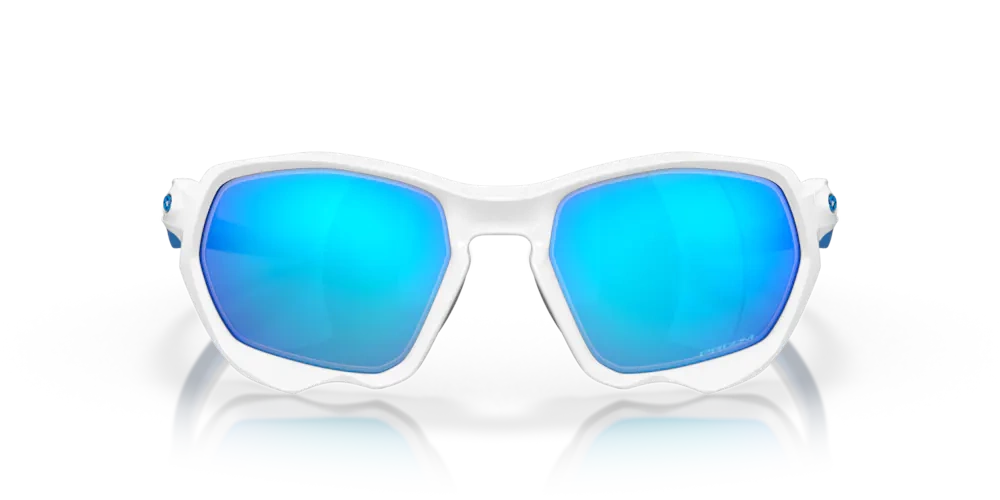 Oakley Sunglasses PLAZMA Matte White, Prizm Sapphire OO9019-10