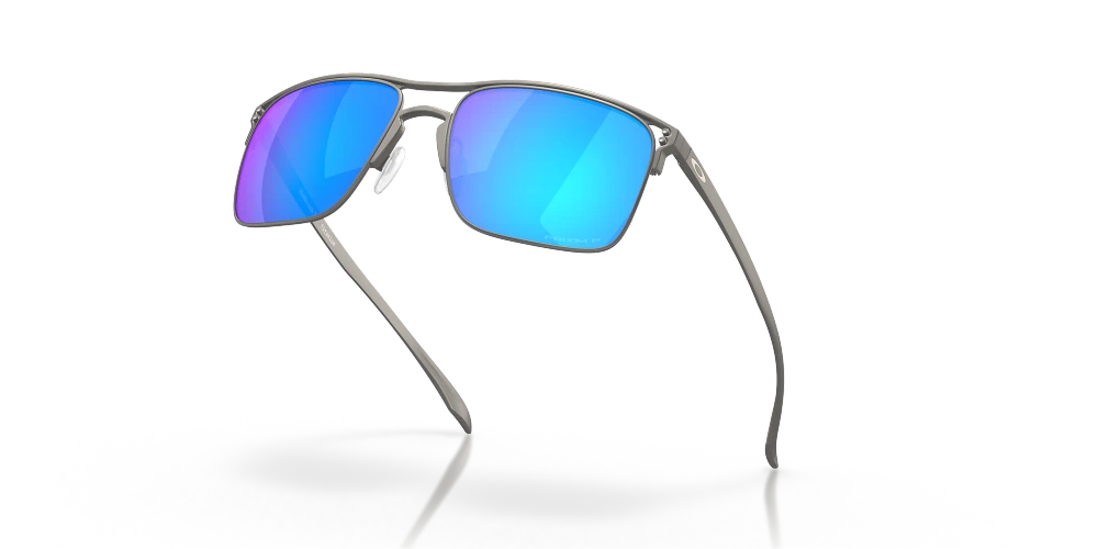 Oakley Okulary przeciwsłoneczne HOLBROOK TI Matte Gunmetal, Prizm Sapphire Polarized OO6048-04