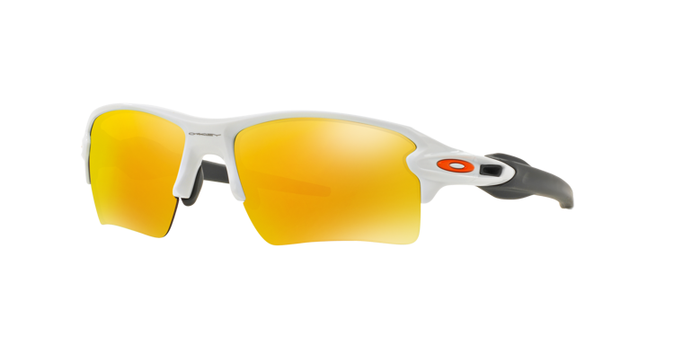 Oakley Sunglasses FLAK 2.0 XL Polished White/Fire Iridium OO9188-19