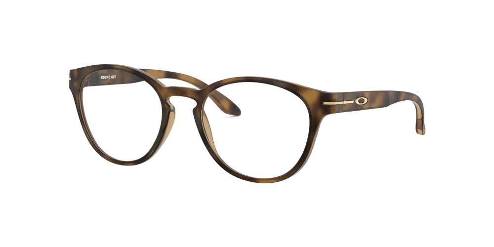 Oakley Okulary korekcyjne Dziecięce ROUND OFF Satin Brown Tortoise OY8017-02