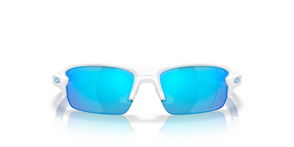 Oakley Okulary przeciwsłoneczne Flak XS Matte White, Prizm Sapphire OJ9005-16