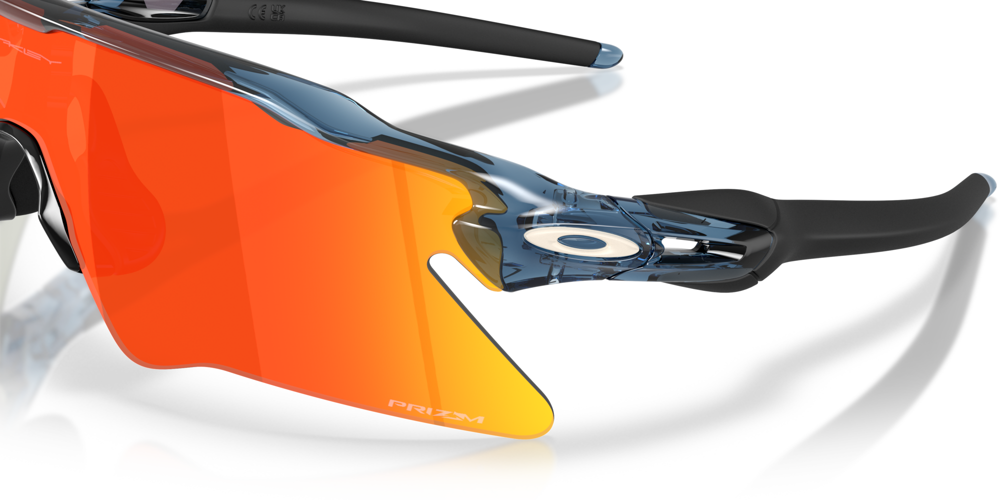 Oakley Okulary przeciwsłoneczne RADAR EV HEATER Transparent Abyss/Prizm Ruby OO9541-07