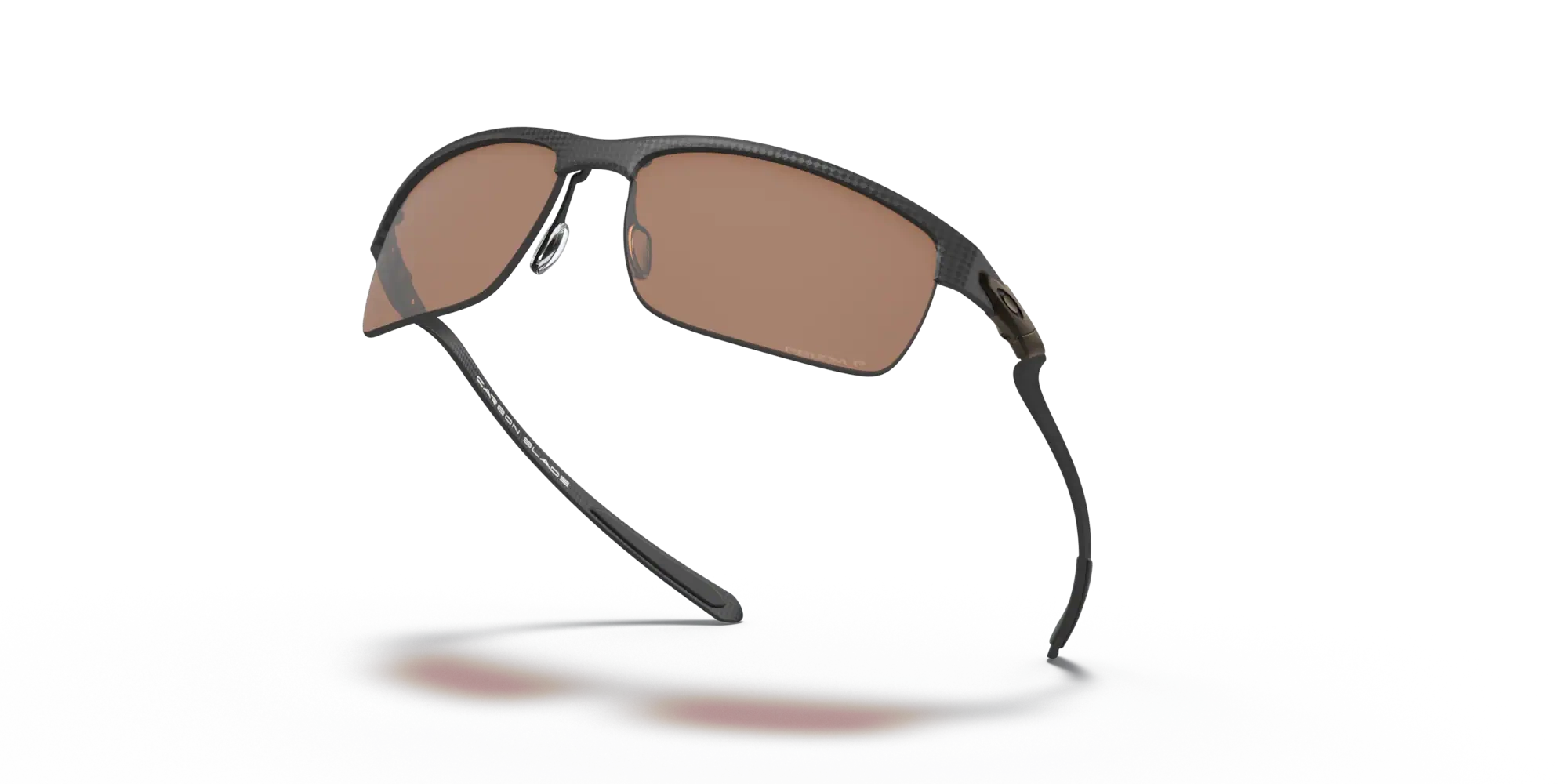 Oakley Okulary przeciwsłoneczne CARBON BLADE Matte Carbon Fiber/Prizm Tungsten Polarized OO9174-10