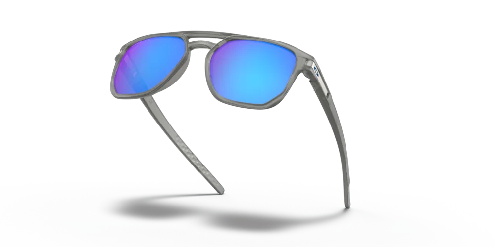 Oakley Okulary przeciwsłoneczne LATCH BETA Matte Grey Ink/Prizm Sapphire Polarized OO9436-06