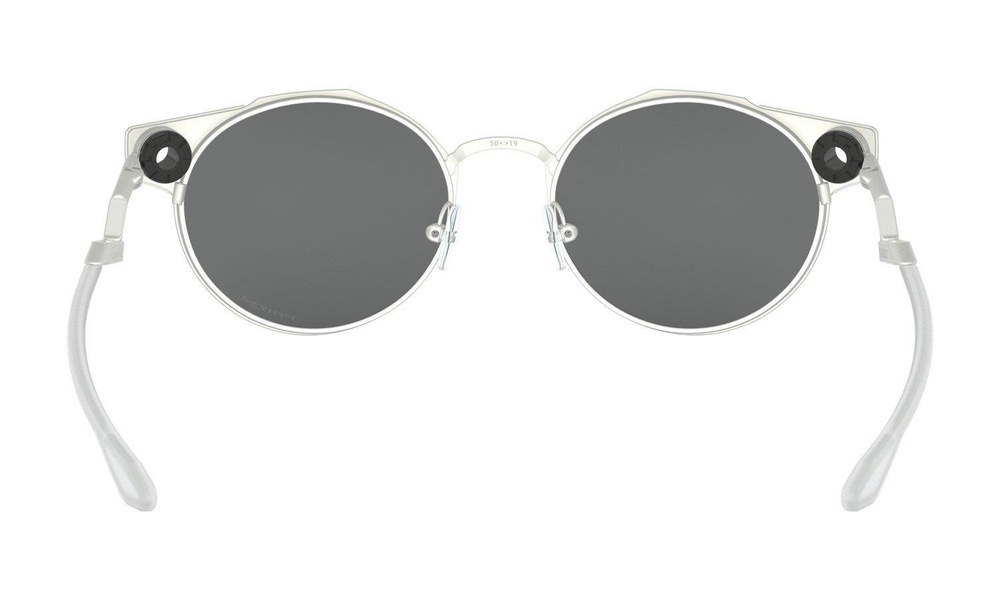 Oakley Sunglasses DEADBOLT Satin Chrome/Prizm Black OO6046-01