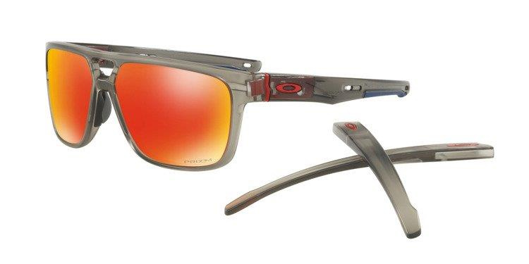 Oakley Sunglasses CROSSRANGE PATCH Matte Grey Ink/Prizm Ruby OO9382-05