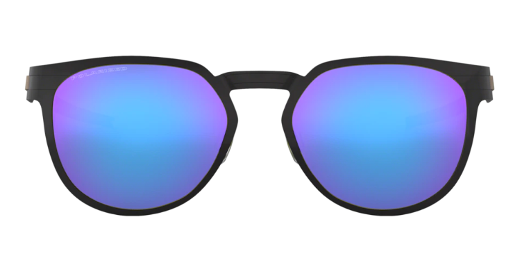Oakley Okulary przeciwsłoneczne DIECUTTER Satin Black/Violet Iridium Polarized OO4137-06
