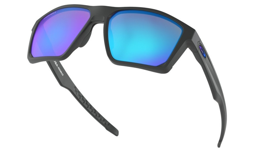 Oakley Okulary przeciwsłoneczne TARGETLINE Matte Black / Prizm Sapphire OO9397-09
