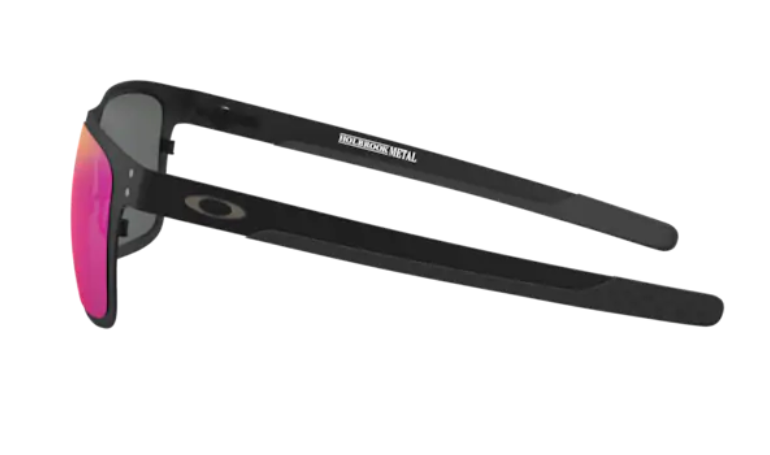 Oakley Okulary Przeciwsłoneczne HOLBROOK™ METAL Matte Black/Positive Red Iridium OO4123-02