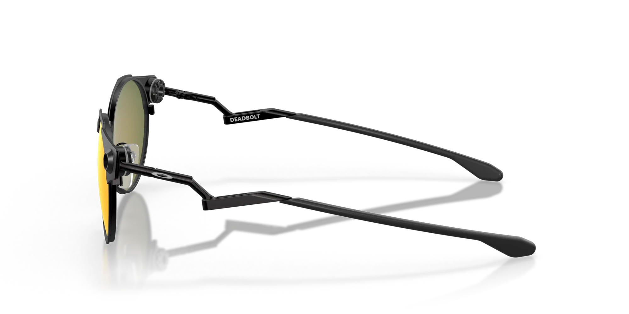 Oakley Okulary przeciwsłoneczne DEADBOLT Satin Black/Prizm Ruby Polar OO6046-07