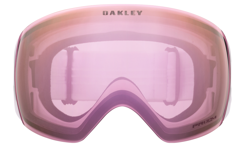 OAKLEY Gogle Snow FLIGHT DECK L Factory Pilot White/Prizm Snow Hight Intensity Pink OO7050-84