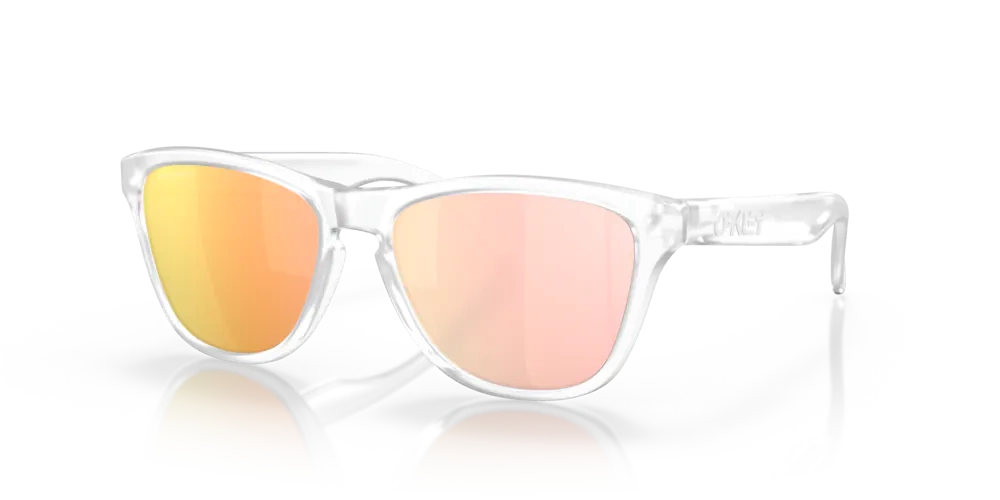 Oakley Okulary przeciwsłoneczne Dziecięce FROGSKINS XS Matte Clear, Prizm Rose Gold OJ9006-35