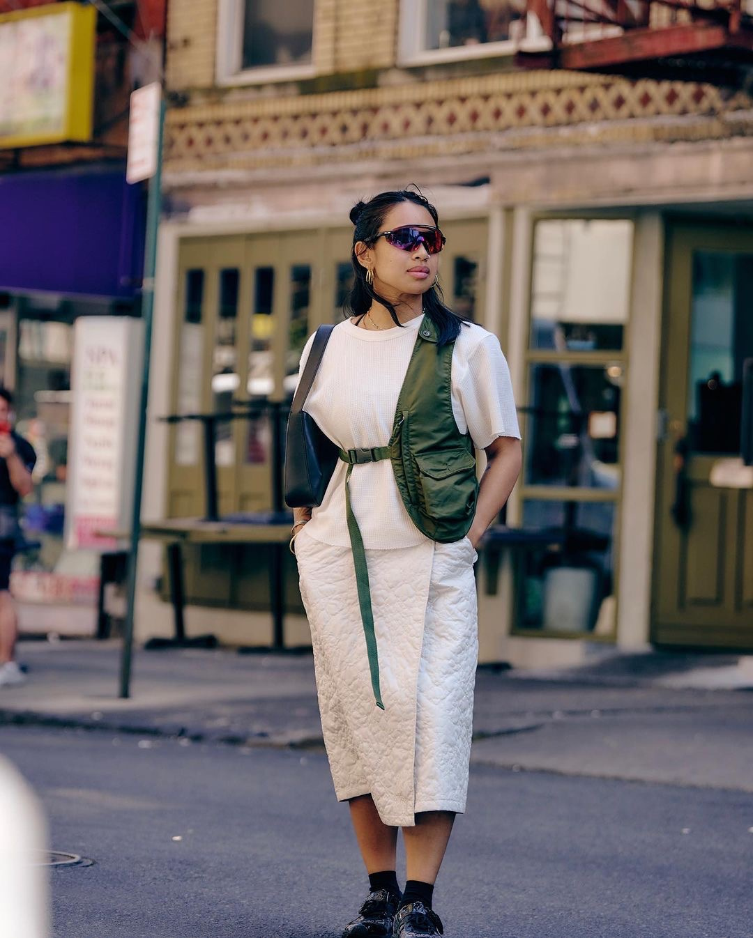 Oakley Okulary przeciwsłoneczne ENCODER ELLIPSE Matte Black / Prizm Road OO9407-03