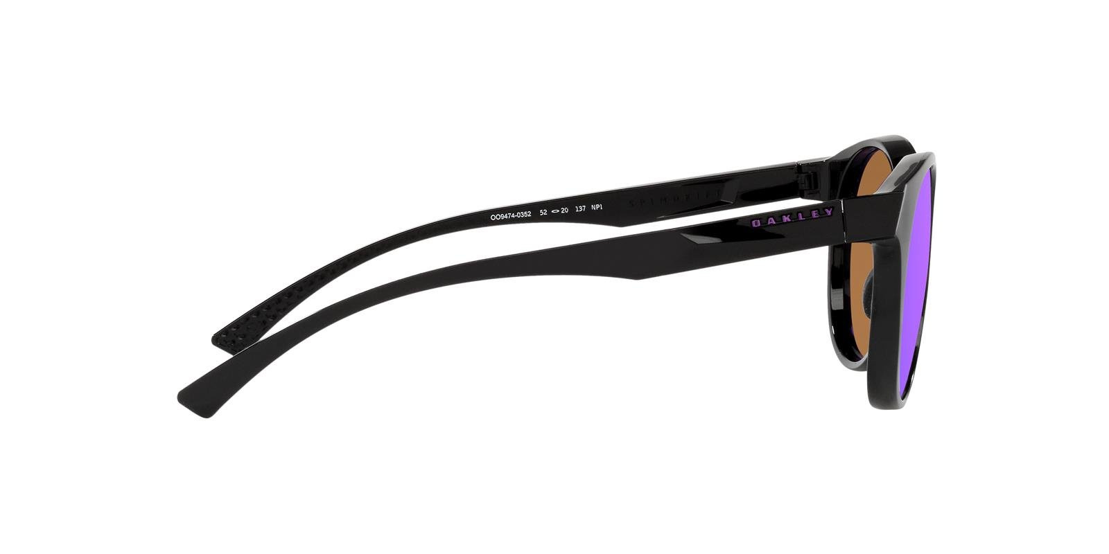Oakley Okulary przeciwsłoneczne SPINDRIFT Polished Black/Prizm Violet OO9474-03