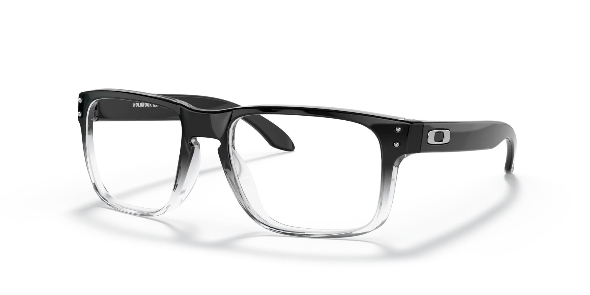 OAKLEY Okulary korekcyjne HOLBROOK RX Polished Black Clear Fade/Clear OX8156-06