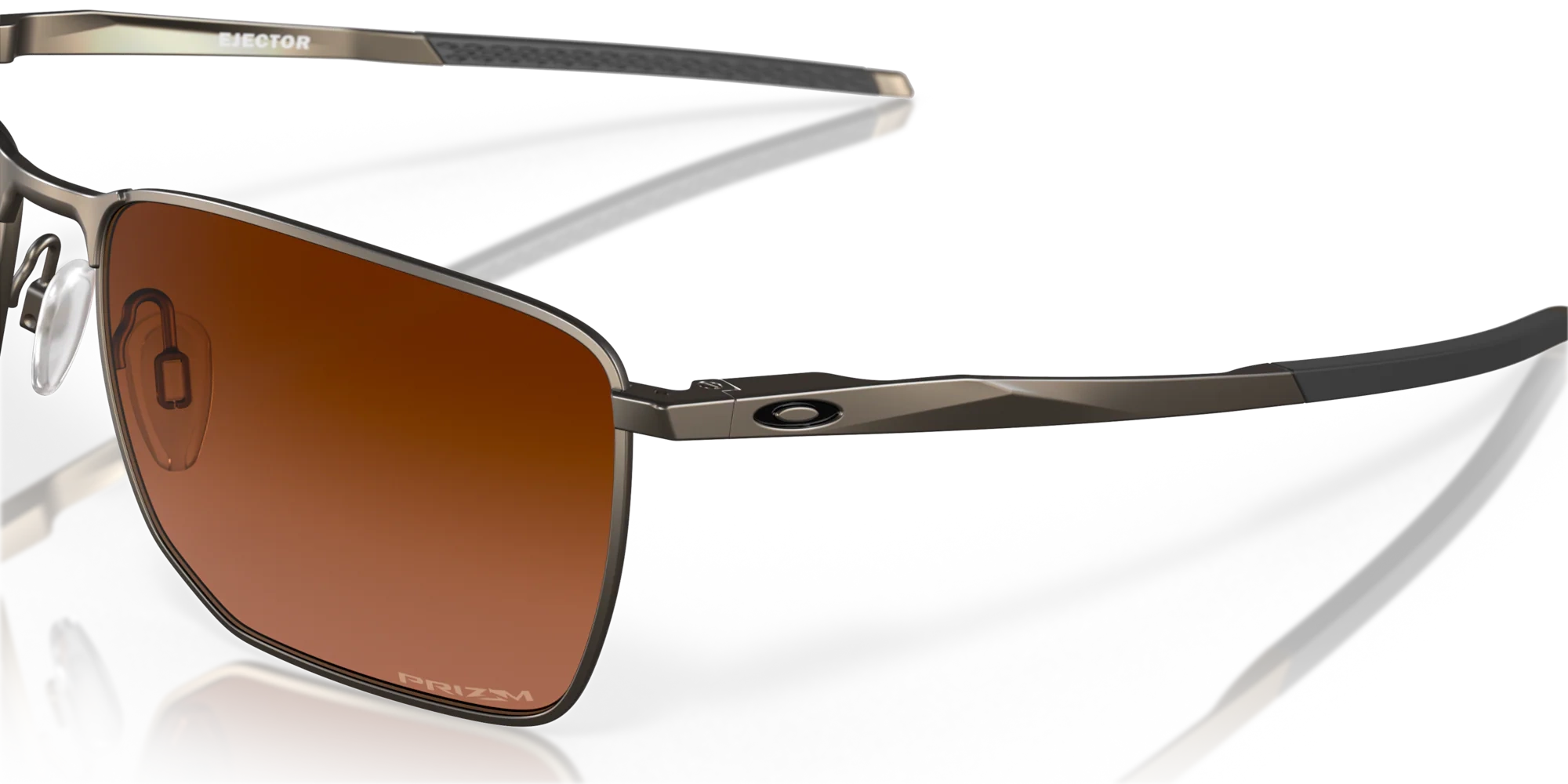 Oakley Okulary przeciwsłoneczne EJECTOR Pewter/Prizm Brown Gradient OO4142-10