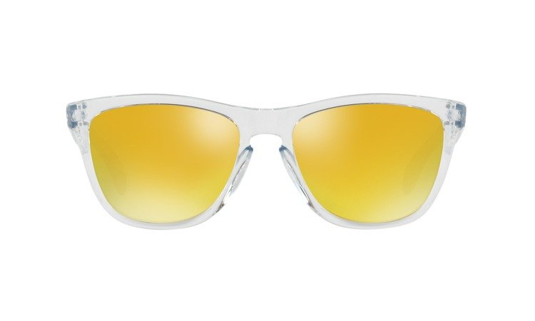 OAKLEY Sunglasses FROGSKINS Polished Clear / 24K Iridium OO9013-A4
