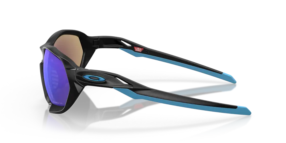 Oakley Okulary przeciwsłoneczne PLAZMA Matte Black/Prizm Sapphire Polarized OO9019-08