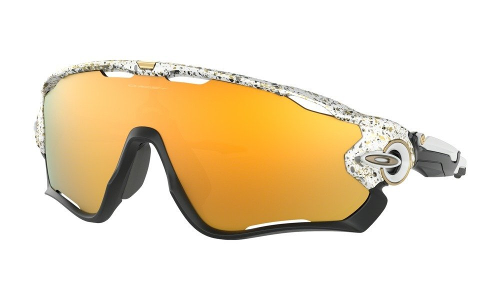 Oakley Okulary przeciwsłoneczne JAWBREAKER Splatter White/24K Iridium OO9290-45