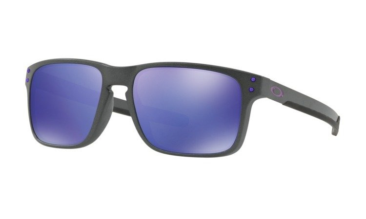 Oakley Okulary przeciwsłoneczne HOLBROOK MIX Steel / Violet Iridium OO9384-02