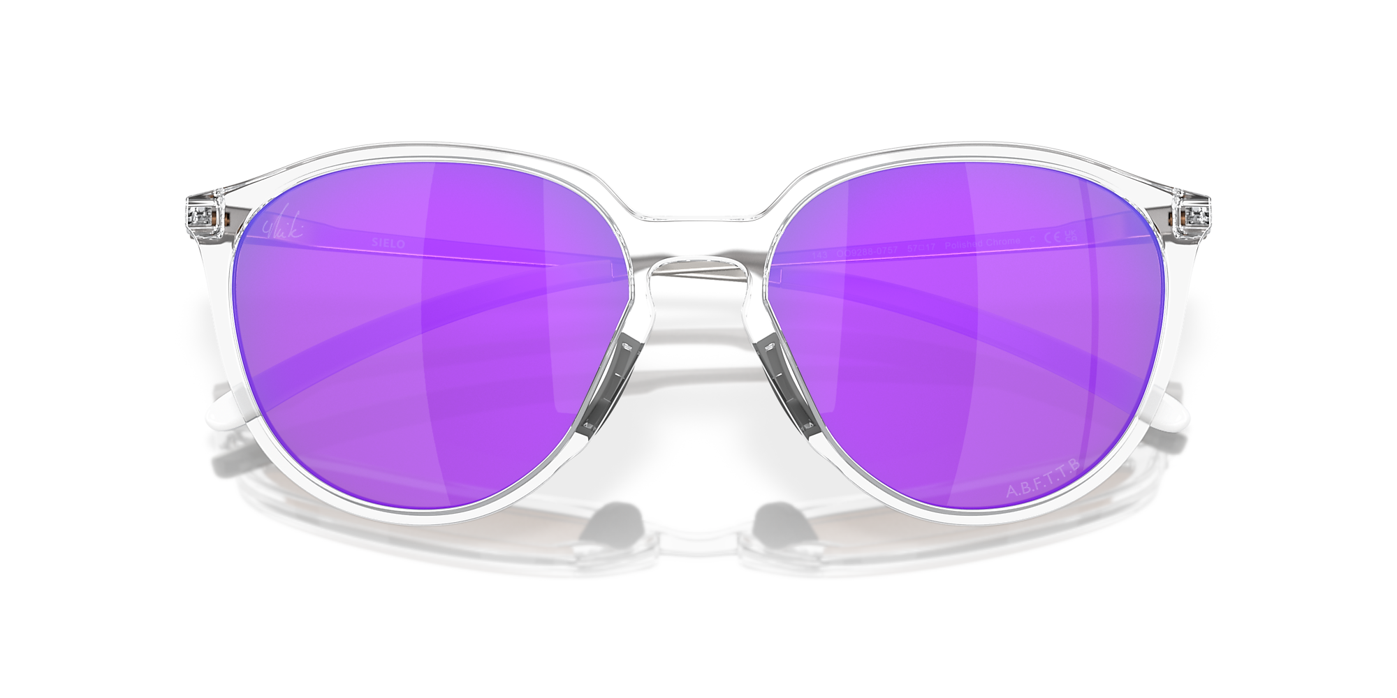 Oakley Okulary przeciwsłoneczne SIELO Mikaela Shiffrin Signature Series Sielo Polished Chrome/Prizm Violet OO9288-07
