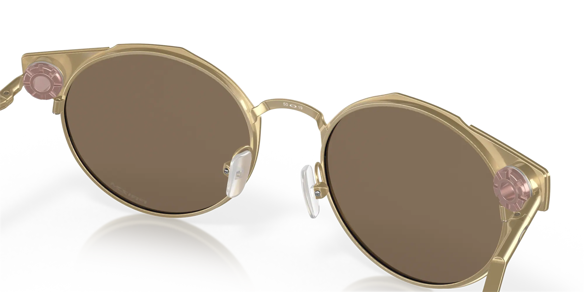 Oakley Okulary przeciwsłoneczne DEADBOLT Satin Light Gold/Prizm Rose Gold OO6046-06