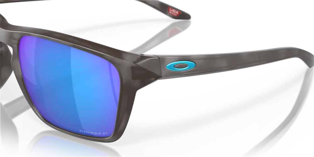 Oakley Sunglasses SYLAS OO9448-28 Matte Black Tortoise, Prizm Sapphire Polarized