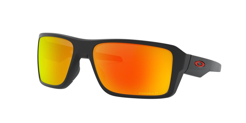 Oakley Sunglasses DOUBLE EDGE Matte Black / Prizm Ruby Polarized OO9380-05
