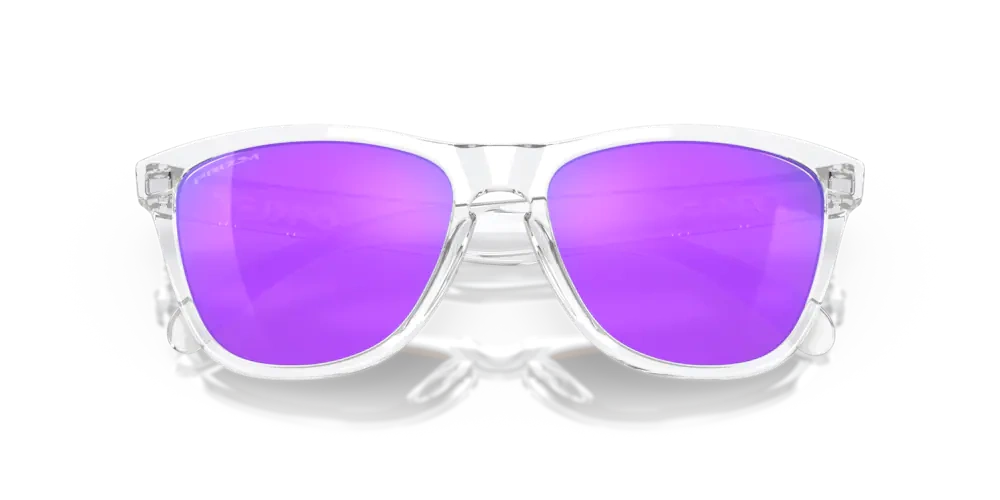 Oakley Okulary przeciwsłoneczne FROGSKINS Polished Clear/Prizm Violet OO9013-H7