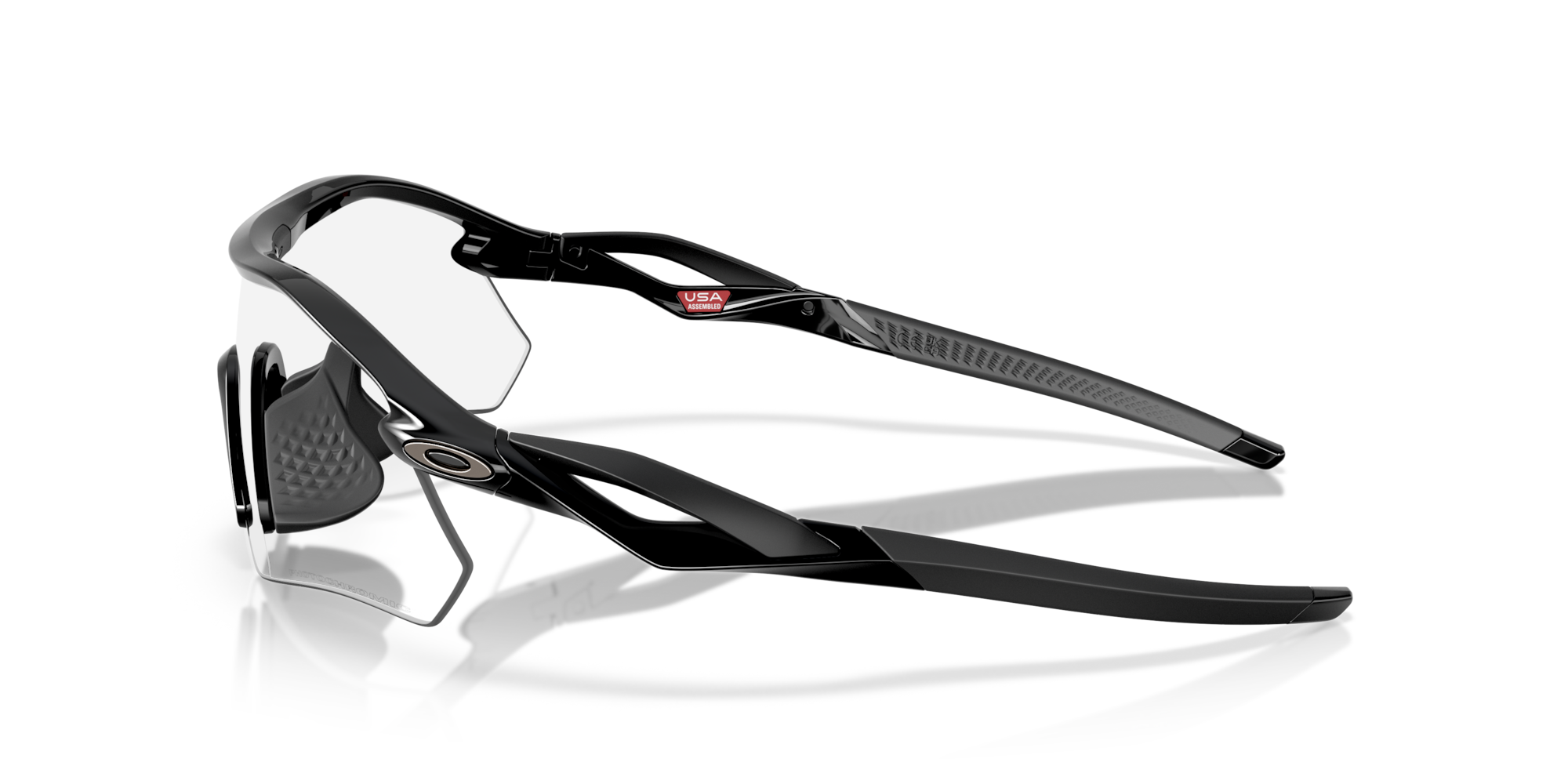 Oakley Okulary przeciwsłoneczne RADAR PLATE Polished black / Clear to black iridium photochromic OO9495D-02