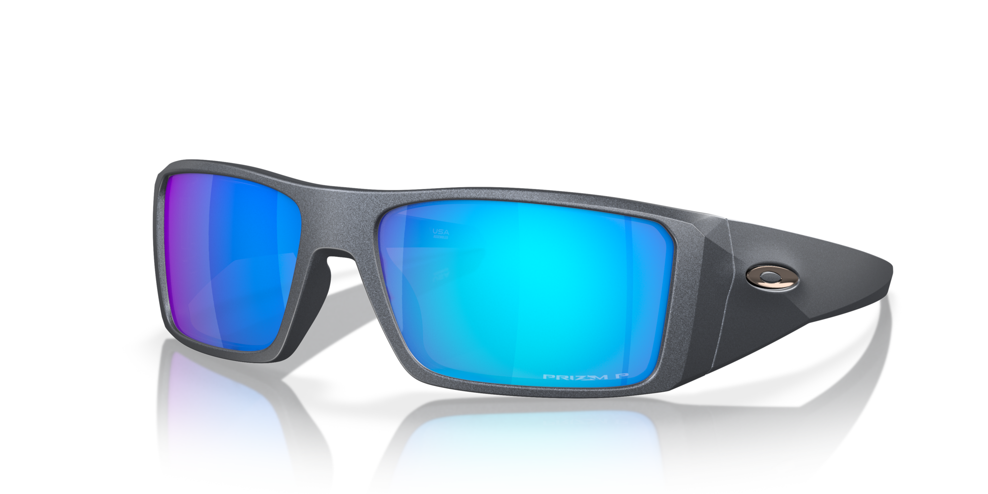 Oakley Okulary przeciwsłoneczne Blue Steel / Prizm Sapphire Polarized HELIOSTAT OO9231-13