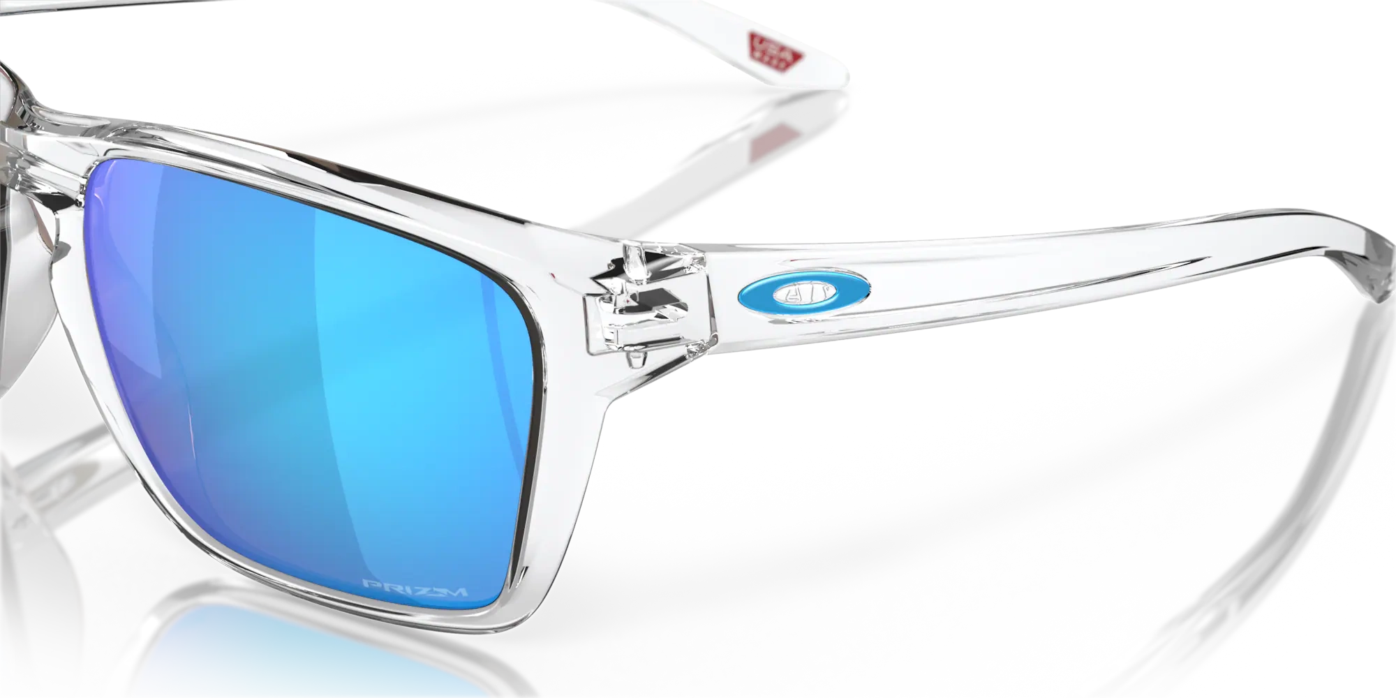 Oakley Okulary przeciwsłoneczne Sylas Polished Clear, Prizm Sapphire OO9448-04