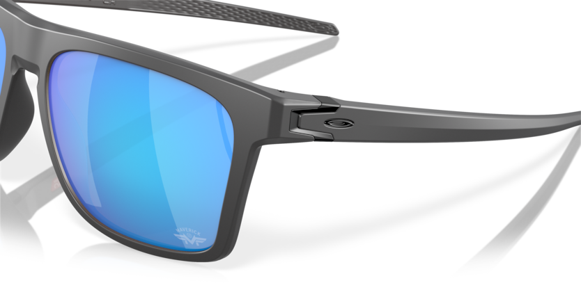 Oakley Sunglasses LEFFINGWELL Matte dark grey/Prizm sapphire OO9100-16