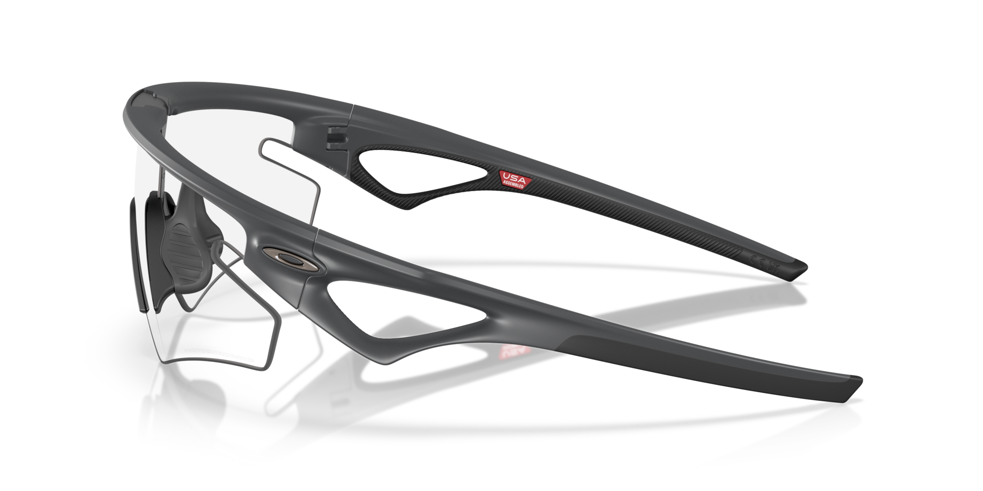 Oakley Okulary przeciwsłoneczne SPHAERA SLASH Carbon / Clear to Black Photochromic OO9499-12