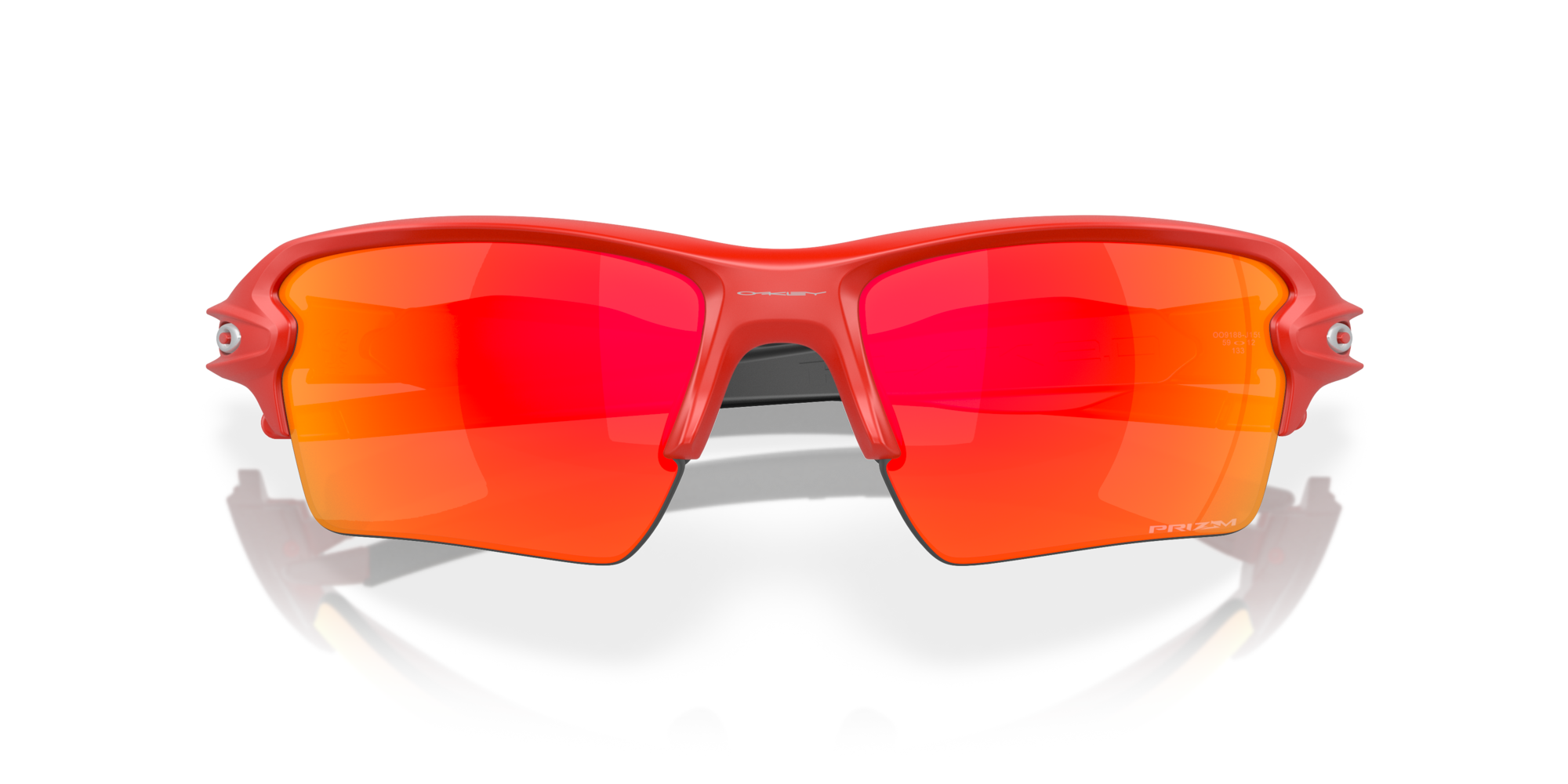 Oakley Okulary przeciwsłoneczne FLAK 2.0 XL Matte Redline/Prizm Ruby OO9188-J1