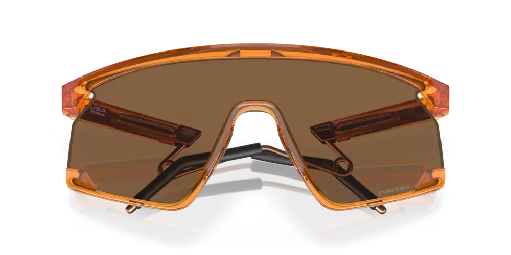 Oakley Okulary przeciwsłoneczne BXTR METAL Coalesce Collection Transparent Ginger / Prizm Bronze OO9237-10
