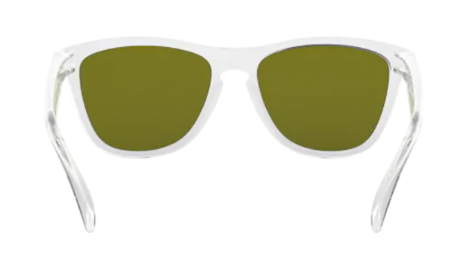 Oakley Sunglasses  Frogskins Polished Clear/Violet Iridium 24-305