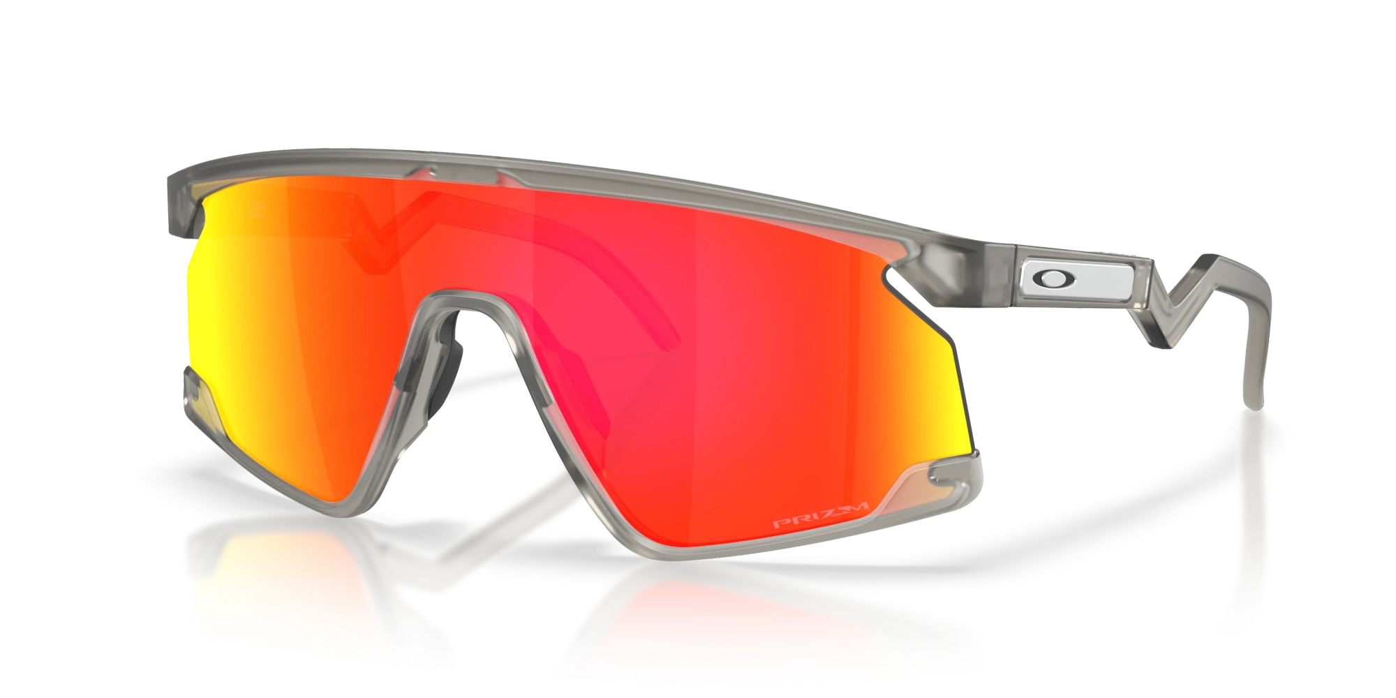 Oakley Sunglasses BXTR Matte Grey Ink/Prizm Ruby OO9280-24