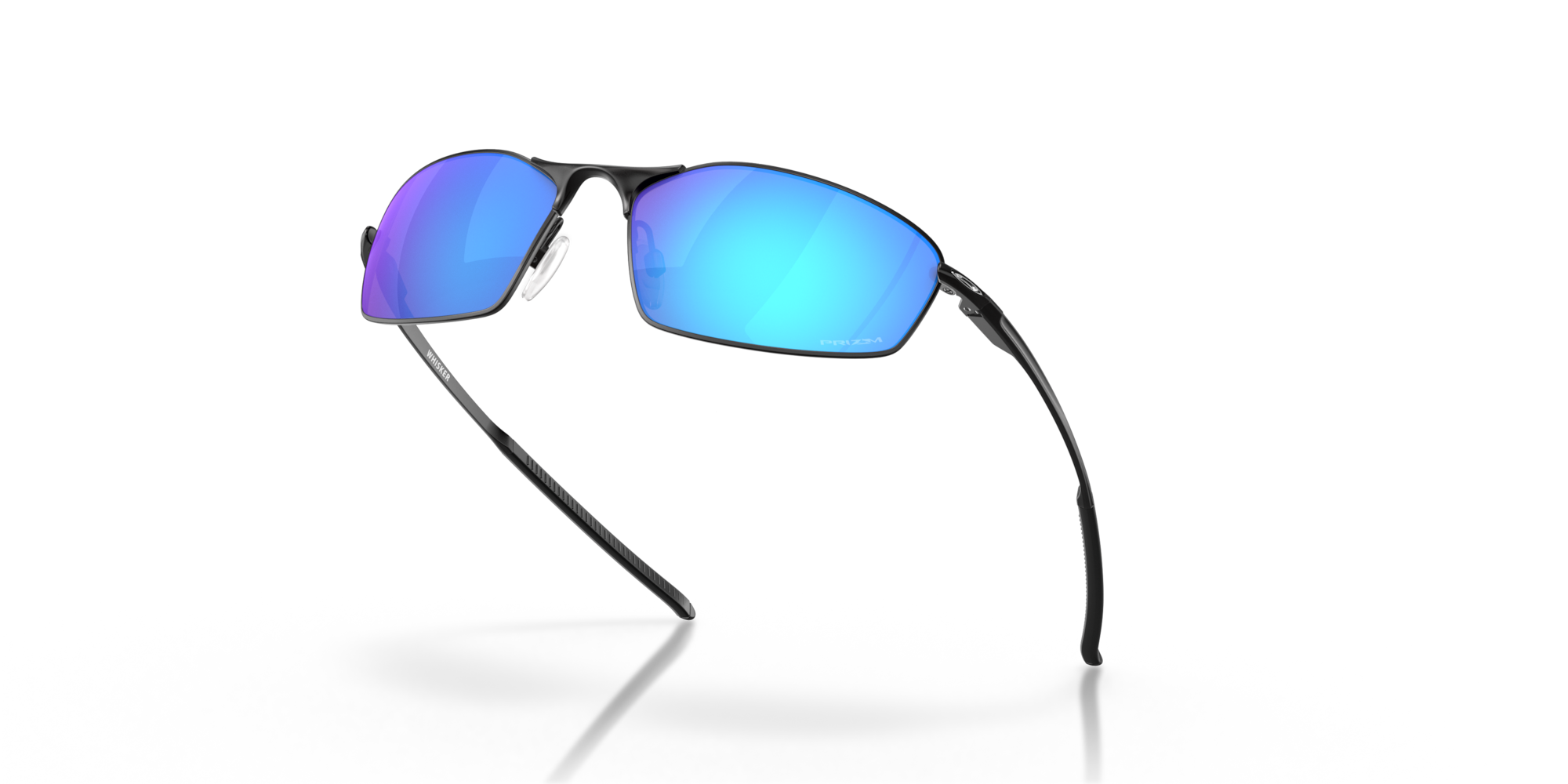 Oakley Sunglasses WHISKER Satin Black / Prizm Sapphire OO4141-14