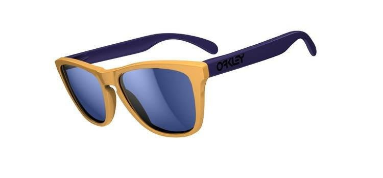 Oakley Sunglasses  Frogskins Drop Off/Blue Iridium 24-362