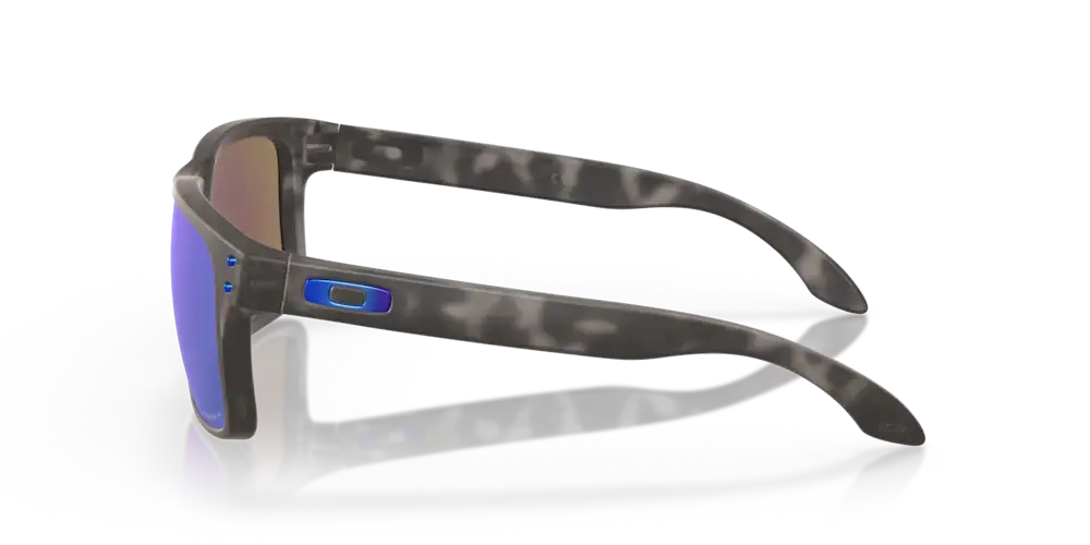 Oakley Sunglasses HOLBROOK Matte Black Tortoise / Prizm Sapphire Polarized OO9102-G7