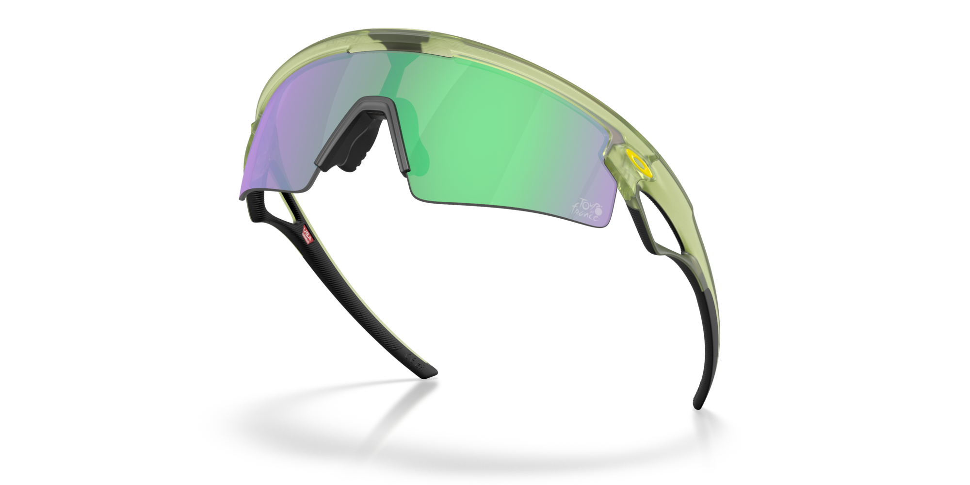 Oakley Okulary przeciwsłoneczne SPHAERA STRIKE Tour De France™ Matte Fern / Prizm Road Jade OO9531-09