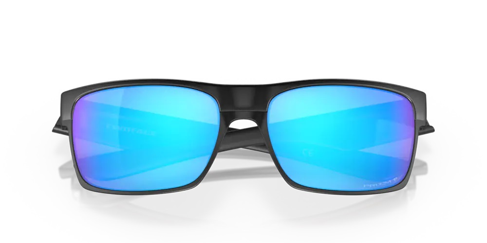Oakley Sunglasses TWOFACE Matte Black/Prizm Sapphire Polarized OO9189-46
