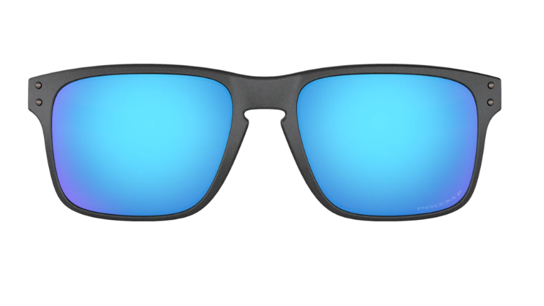 Oakley Sunglasses HOLBROOK MIX Steel/Prizm Sapphire Polarized OO9384-10