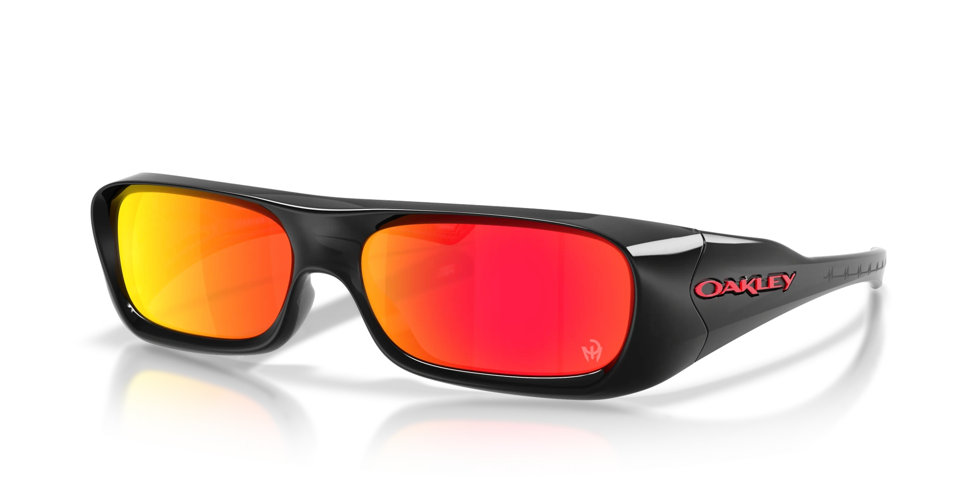 Oakley Okulary przeciwsłoneczne PERMIAN Patrick Mahomes II Collection Black Ink/Prizm Ruby OO9520-11
