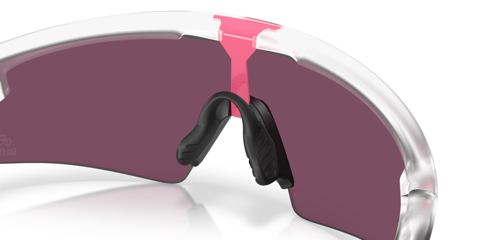 Oakley Okulary przeciwsłoneczne SPHAERA STRIKE Giro d'Italia Matte Clear / Prizm Black OO9531-10
